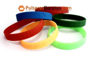 Pulseras de silicona