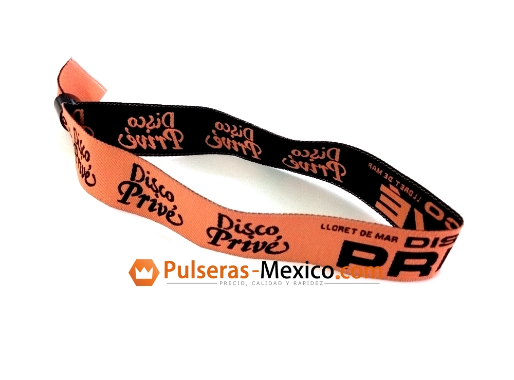 Yogur adolescente Collar Pulseras De Tela Personalizadas - Pulseras-Mexico.com